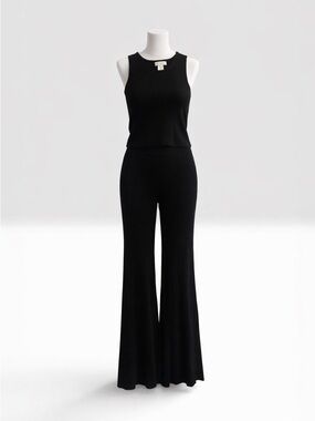 House of Harlow 1960 Black Two‑Piece Matching Set · Women’s Large · Chic Boho